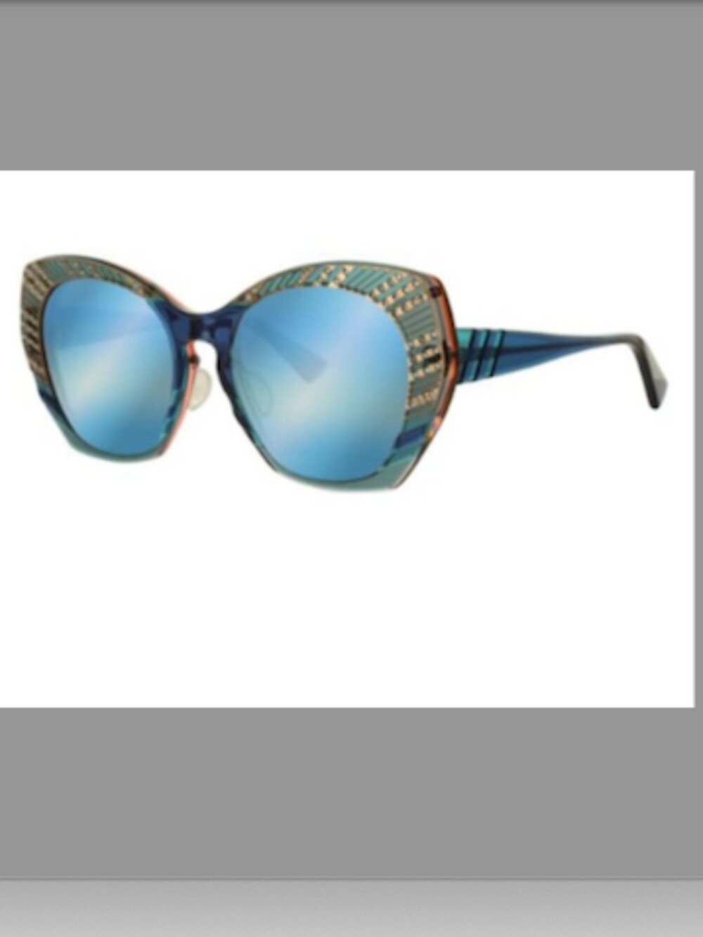 Lafont Bright Semi- Cat Eye Sunglasses by Lafont Paris